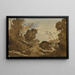 Graben mit einer kleinen Brücke - Henri-Joseph Harpignies — gerahmtes Bild an der Wand