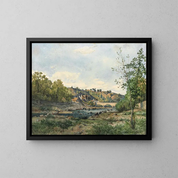 Hérisson - Henri-Joseph Harpignies — gerahmtes Bild an der Wand