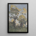 Landschaft - Henri-Joseph Harpignies — gerahmtes Bild an der Wand