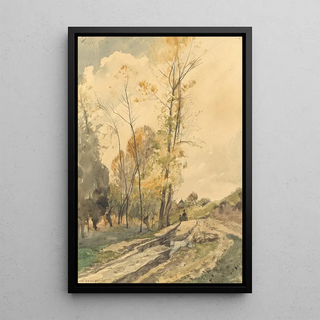 HenriJoseph Harpignies - Landscape at Famars.webp