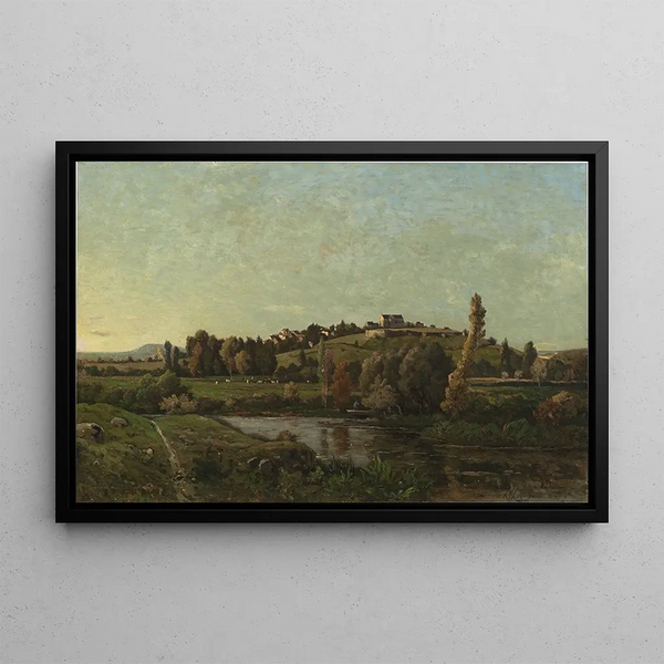 HenriJoseph Harpignies - Landscape in Auvergne.webp