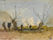 Die weinenden Weiden - Henri-Joseph Harpignies — Ansicht des Kunstwerks