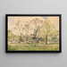 Die Gärten der Champs-Élysées mit dem Diane-Brunnen von Jacques Hittorff, Paris - Henri-Joseph Harpignies — gerahmtes Bild an der Wand