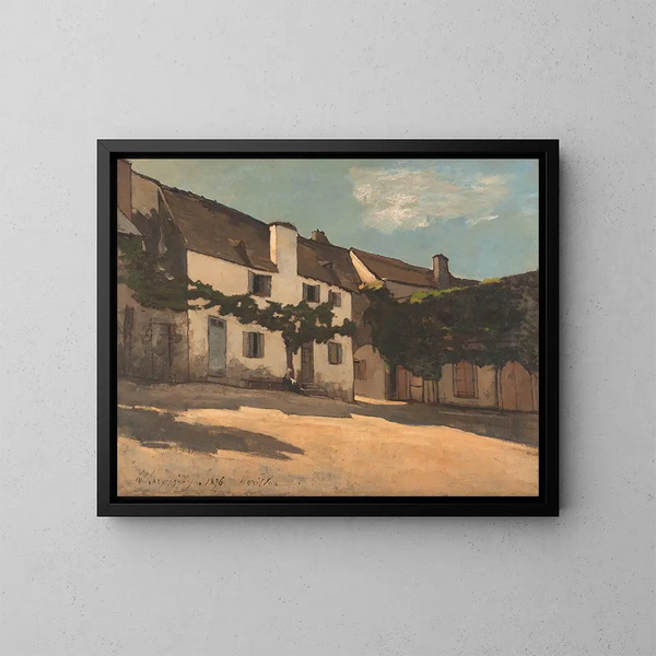 Maison Hrisson - Henri-Joseph Harpignies — gerahmtes Bild an der Wand