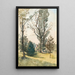 Haus im Wald von Famars - Henri-Joseph Harpignies — gerahmtes Bild an der Wand