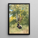 Marguerite nähen in einer bewaldeten Landschaft - Henri-Joseph Harpignies — gerahmtes Bild an der Wand