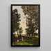 Landschaft am Bach - Henri-Joseph Harpignies — gerahmtes Bild an der Wand