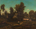 Landschaft mit Hütten - Henri-Joseph Harpignies — Ansicht des Kunstwerks