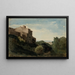 Landschaft in Ariccia - Henri-Joseph Harpignies — gerahmtes Bild an der Wand
