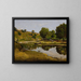 Die Flusslandschaft - Henri-Joseph Harpignies — gerahmtes Bild an der Wand