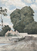 Blick von den Stadtmauern von Chartres - Henri-Joseph Harpignies — Ansicht des Kunstwerks