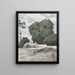 Blick von den Stadtmauern von Chartres - Henri-Joseph Harpignies — gerahmtes Bild an der Wand