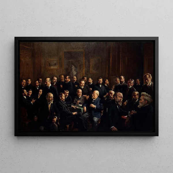 Henri Adolphe Laissement - Collective Portrait Of The Members Of The Association Of French Republican Journalists.webp