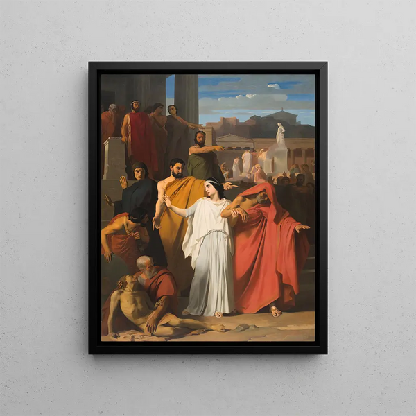 Henri Augustin Gambard - Oedipus Going into Exile from Thebes.webp