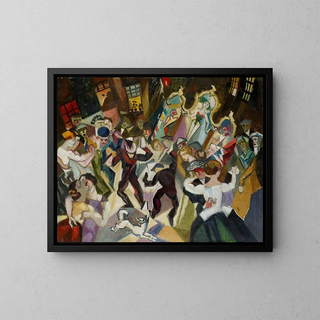 Jordaan - Henri Braakensiek — gerahmtes Bild an der Wand