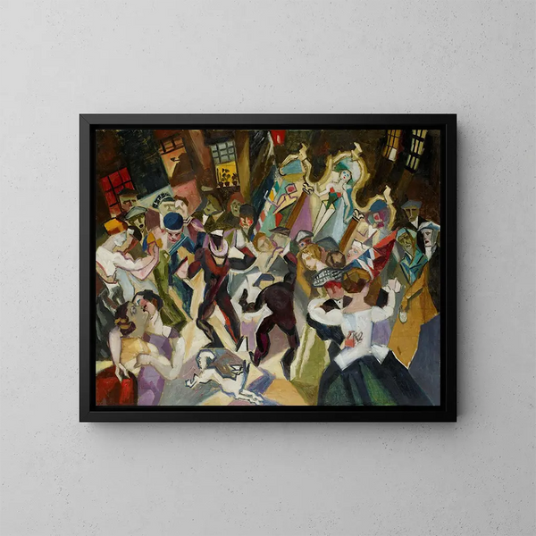 Jordaan - Henri Braakensiek — gerahmtes Bild an der Wand