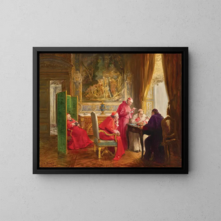 Henri Brispot - Cardinals Playing Chess.webp