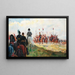 Nach der Belagerung, Hanau 1813 - Henri Chartier — gerahmtes Bild an der Wand