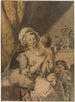 Mutter von zwei Kindern - Henri Chevaux — Ansicht des Kunstwerks