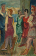 Frauen und Matrosen im Hafen - Henri Epstein — Ansicht des Kunstwerks