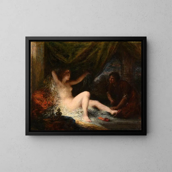 Der Sonnenaufgang - Henri Fantin-Latour — gerahmtes Bild an der Wand