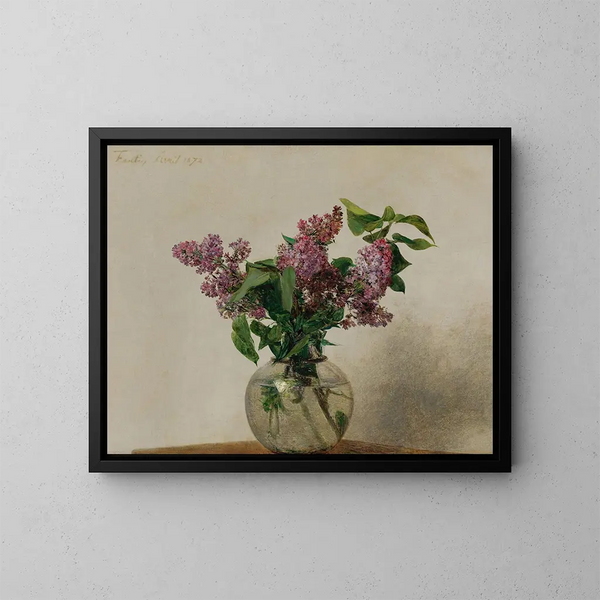 Lilas - Henri Fantin-Latour — gerahmtes Bild an der Wand