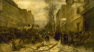 Henri Flix Emmanuel Philippoteaux - lAvenue dOrlans durant les bombardements de Paris par les armes prussiennes en janvier 1871.webp