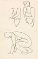Drei Studien der Figuren - Henri Gaudier-Brzeska — Ansicht des Kunstwerks