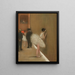 Hinter dem Vorhang des Balletts - Henri Gervex — gerahmtes Bild an der Wand
