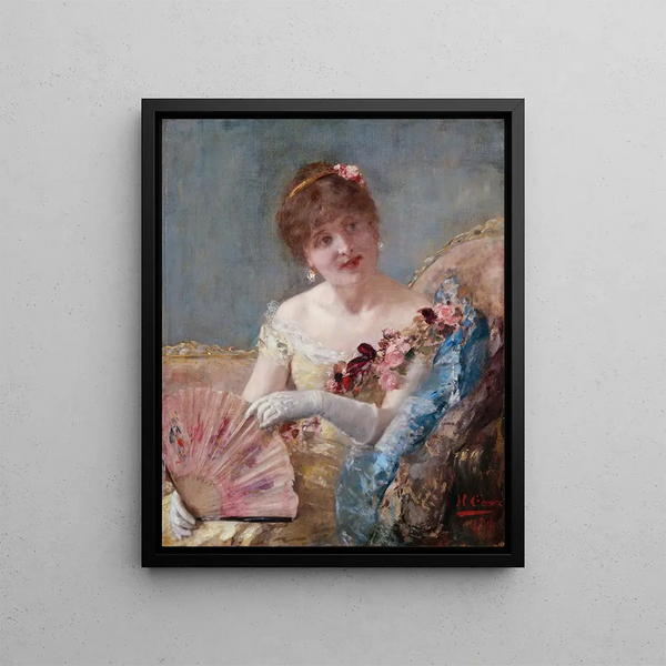 Henri Gervex - Femme lventail Portrait de Rjane.webp
