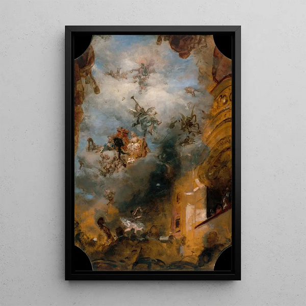 La musique à travers les âges - Henri Gervex — gerahmtes Bild an der Wand