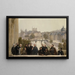 Le panorama du siècle, Dupré, Rousseau, Isabey, Millet - Henri Gervex — gerahmtes Bild an der Wand