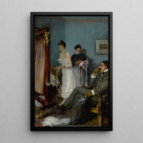 Nana - Henri Gervex — gerahmtes Bild an der Wand