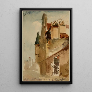 Henri Jean Baptiste Levis - Ancien htel Coligny rue dAngivilliers en 1839.webp