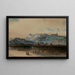 Allgemeine Ansicht der Montmartre-Hügel und des Telegraphenturms - Henri Jean Baptiste Lévis — gerahmtes Bild an der Wand