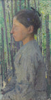 Frau in Profil - Henri Jean Guillaume Martin — Ansicht des Kunstwerks