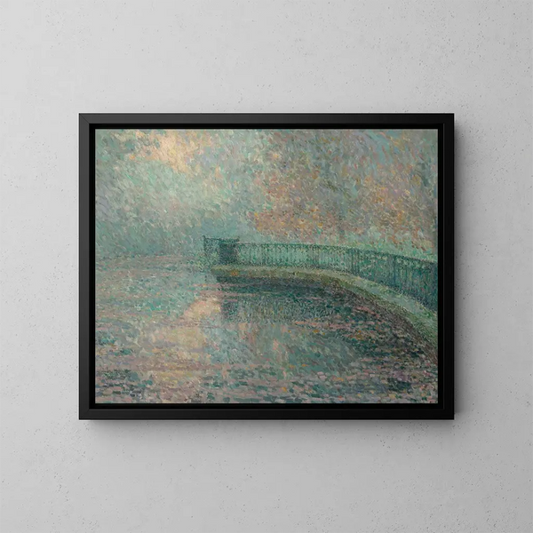 Die Balustrade von London - Henri Le Sidaner — gerahmtes Bild an der Wand