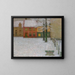 Der Schnee in Chartres - Henri Le Sidaner — gerahmtes Bild an der Wand
