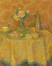 Die harmonische gelbe Tafel - Henri Le Sidaner — Ansicht des Kunstwerks