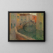 Der kleine Kanal, grauer Abend, Venedig - Henri Le Sidaner — gerahmtes Bild an der Wand