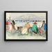 Frau bei den Regatten - Henri Lebasque — gerahmtes Bild an der Wand