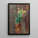 Gerbe de fleurs dans un pot - Henri Lebasque — gerahmtes Bild an der Wand
