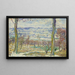 Schneelandschaft in der Umgebung von Paris - Henri Lebasque — gerahmtes Bild an der Wand