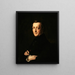 Portrait des Dr. M. G. Worms - Henri Lehmann — gerahmtes Bild an der Wand
