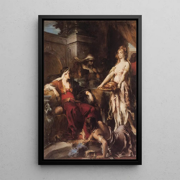 Hérodiade - Henri Léopold Lévy — gerahmtes Bild an der Wand