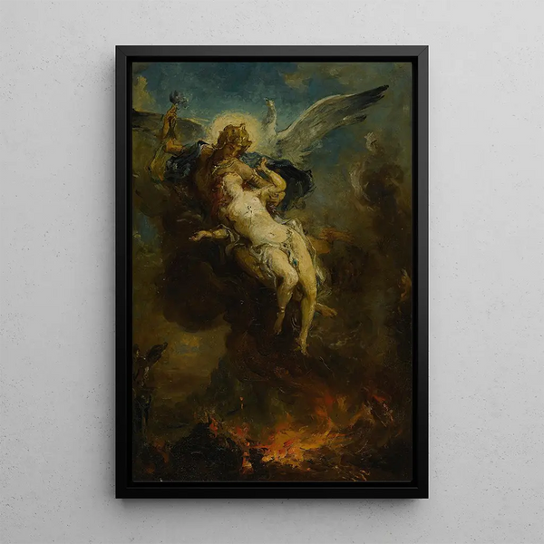 Der Phönix - Henri Léopold Lévy — gerahmtes Bild an der Wand