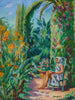 Odette im Garten des Oustalet - Henri Manguin — Ansicht des Kunstwerks