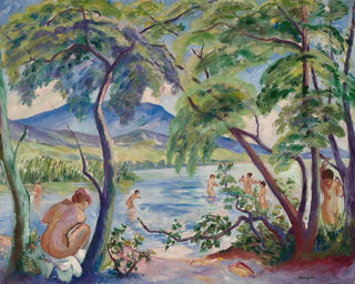 Landschaft mit Badenden - Henri Manguin — Ansicht des Kunstwerks