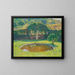 Bassin und Laube im Südwesten des Marquayrol-Parks - Henri Martin — gerahmtes Bild an der Wand