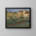 Binage in einem Garten in Labastide-du-Vert - Henri Martin — gerahmtes Bild an der Wand